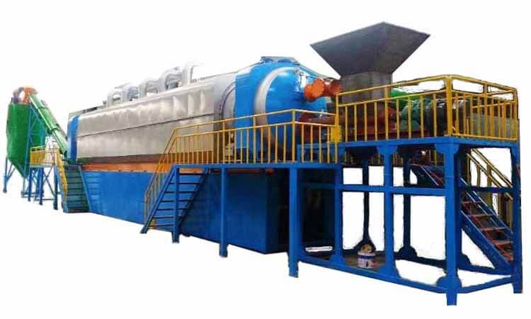 Environmental friendly Fully continuous waste tyre pyrolysis plant